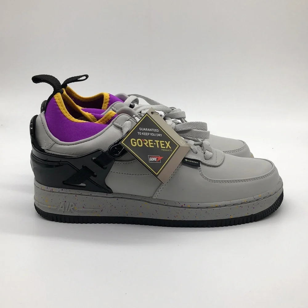 Mens Nike Air Force 1 Low SP UC Grey/Black DQ7558-001 NWOB - Picture 2 of 5